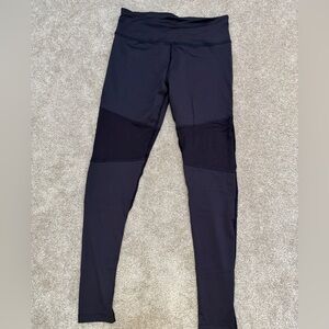 VARLEY Off Black Leggings with Mesh Inserts size Medium GREAT CONDITION